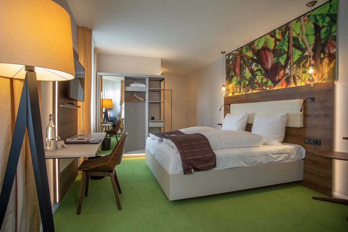Schokoladenhotel-Zimmer