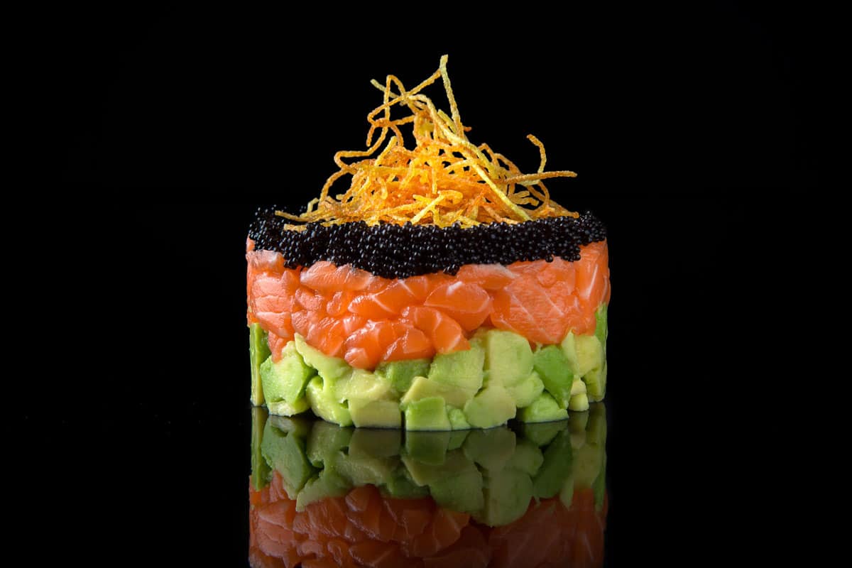 Kaviar-Lachs-Tartar