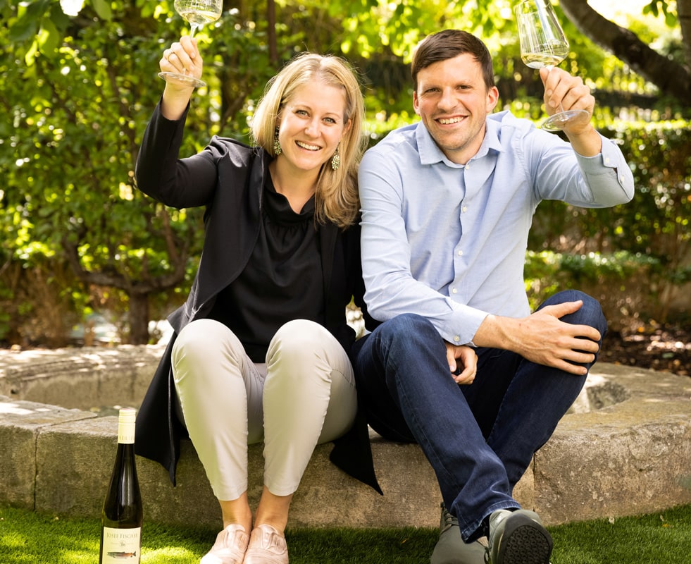 Katja und Joe, Weingut Josef Fischer