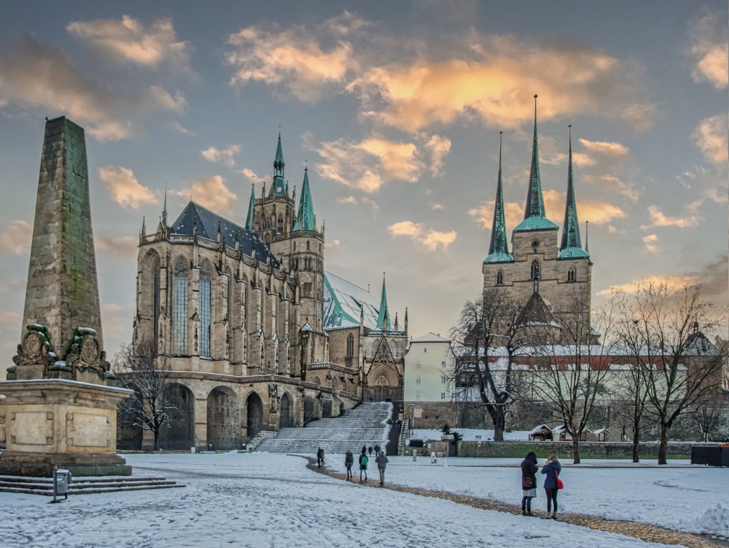 Erfurt im Winter