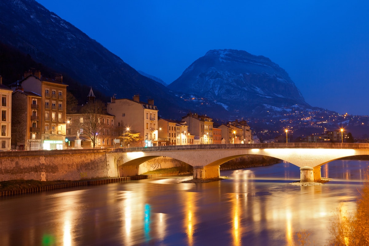 Grenoble im Winter