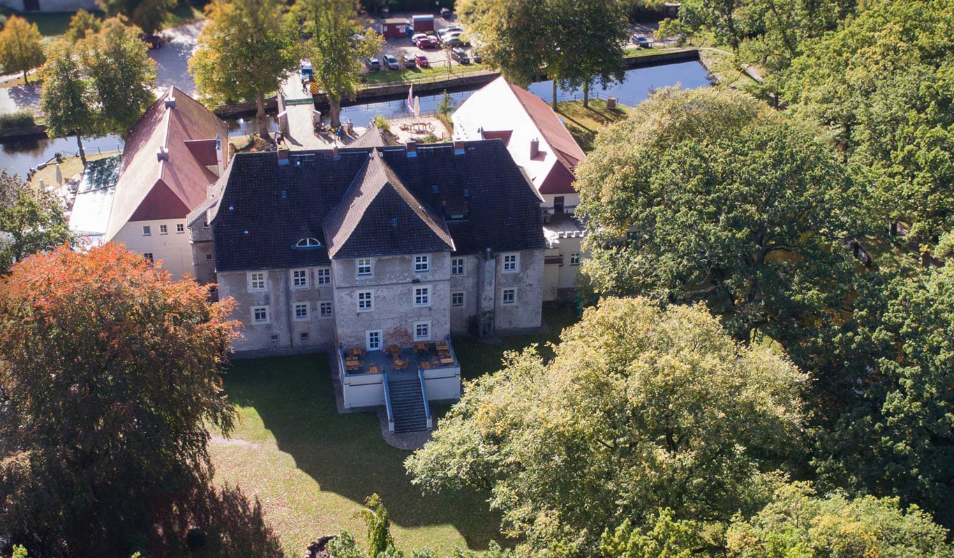 Wasserschloss Mellenthin Außenansicht