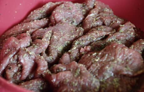 Varta Beef jerky 3 Rindfleisch in Gewürzmischung