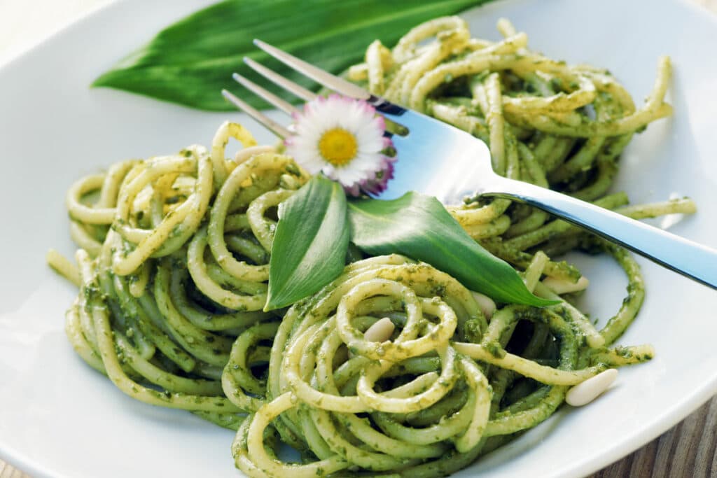 Baerlauch-Spaghetti Baerlauch-Spaghetti