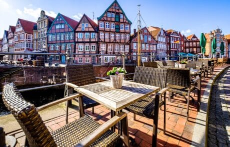 Sitzplätze am Hafen in Stade Sitzplätze am Hafen in Stade
