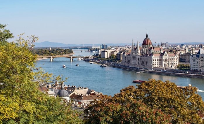 Budapest an der Donau Ungarn Budapest Donau Parlament