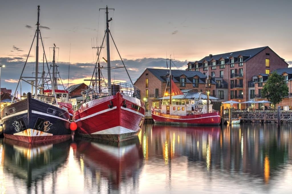 Außenansicht Hafenhotel Meereszeiten Heiligenhafen