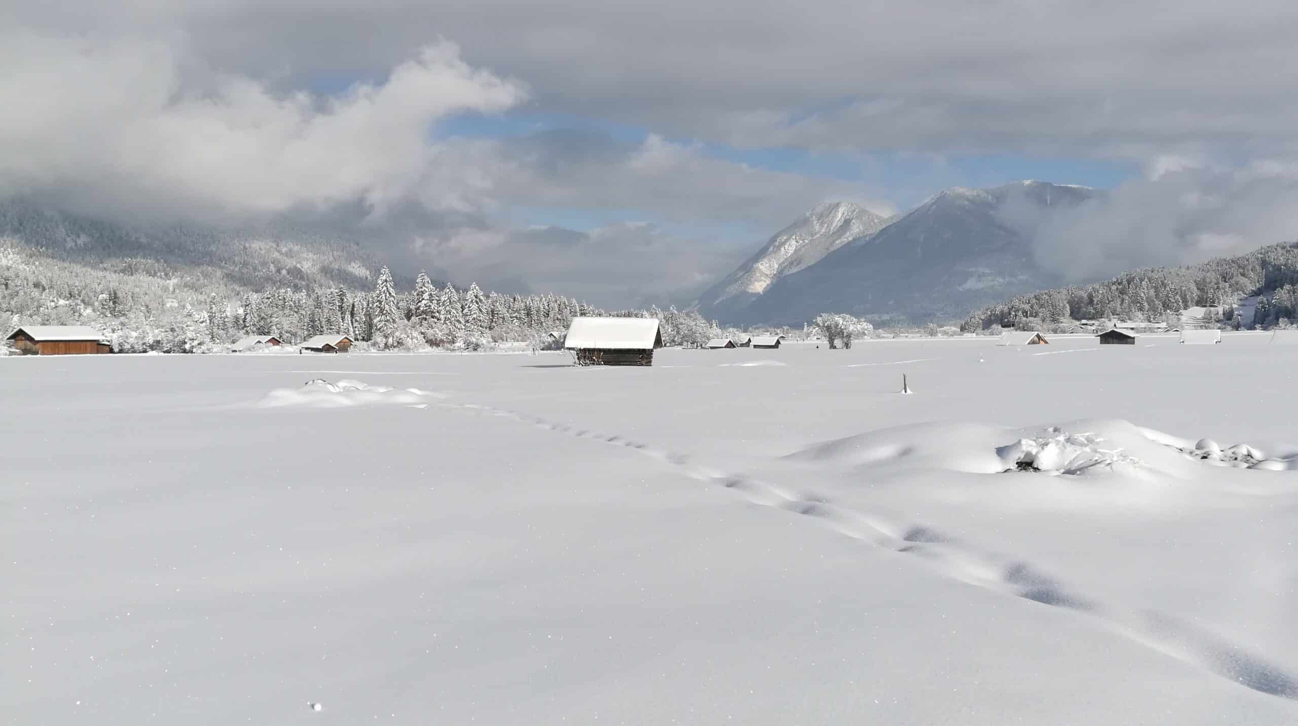 Winterlandschaft bei Garmisch Partenkirchen