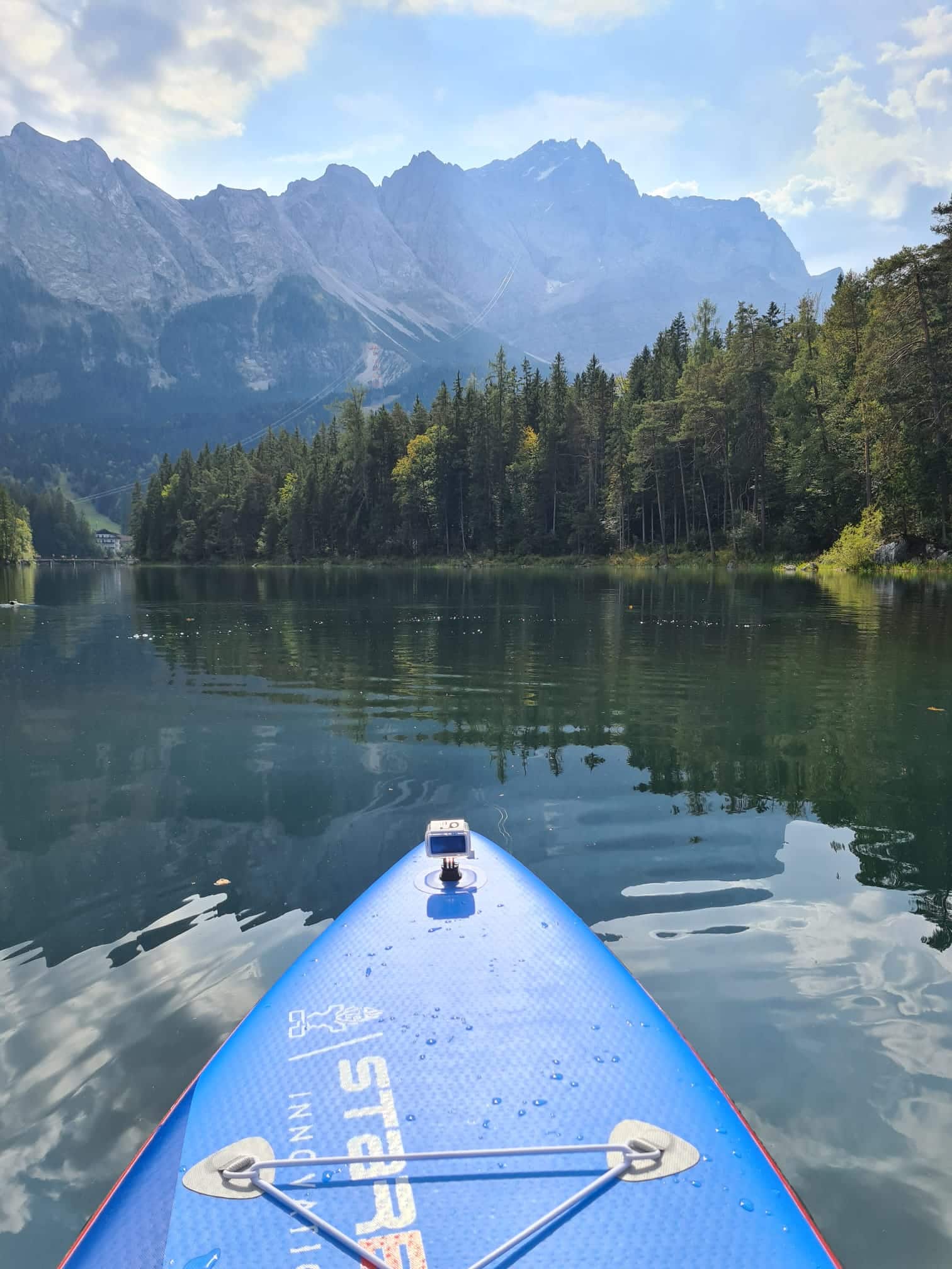 Unterwegs auf dem Eibsee