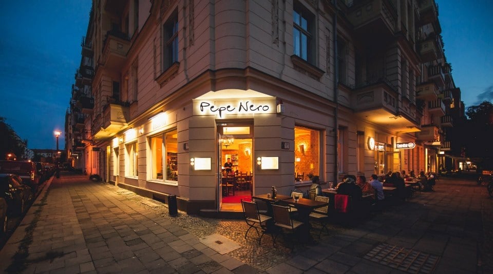 Pizzeria Pepe Nero Berlin, außen