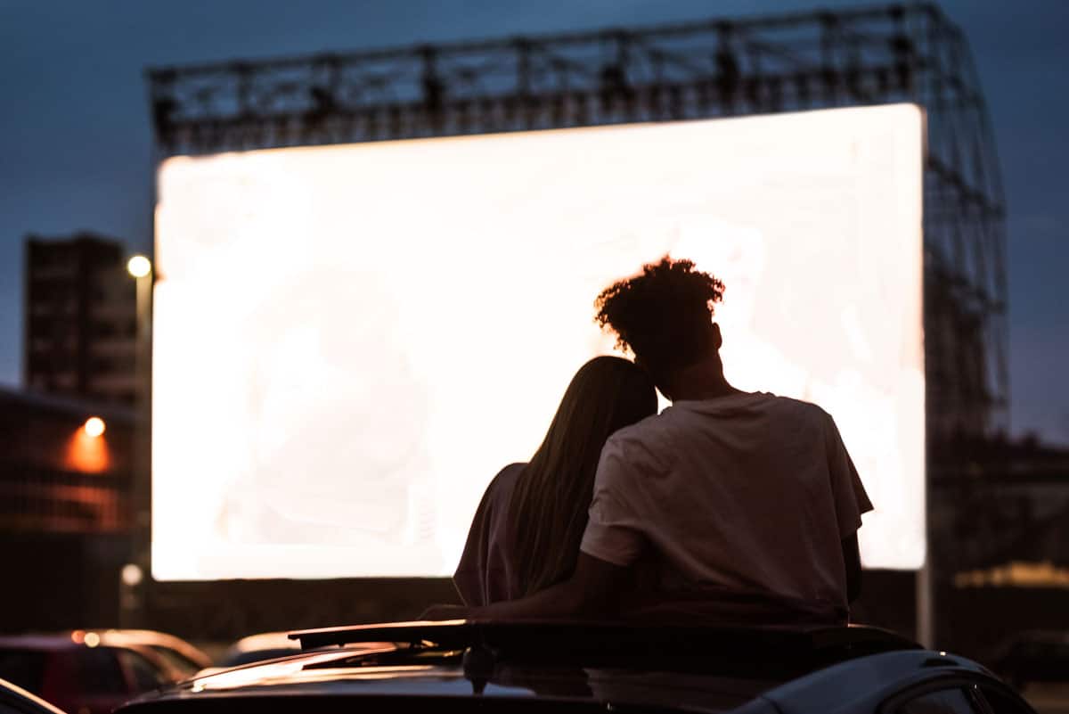 Open-Air-Kino-Paar