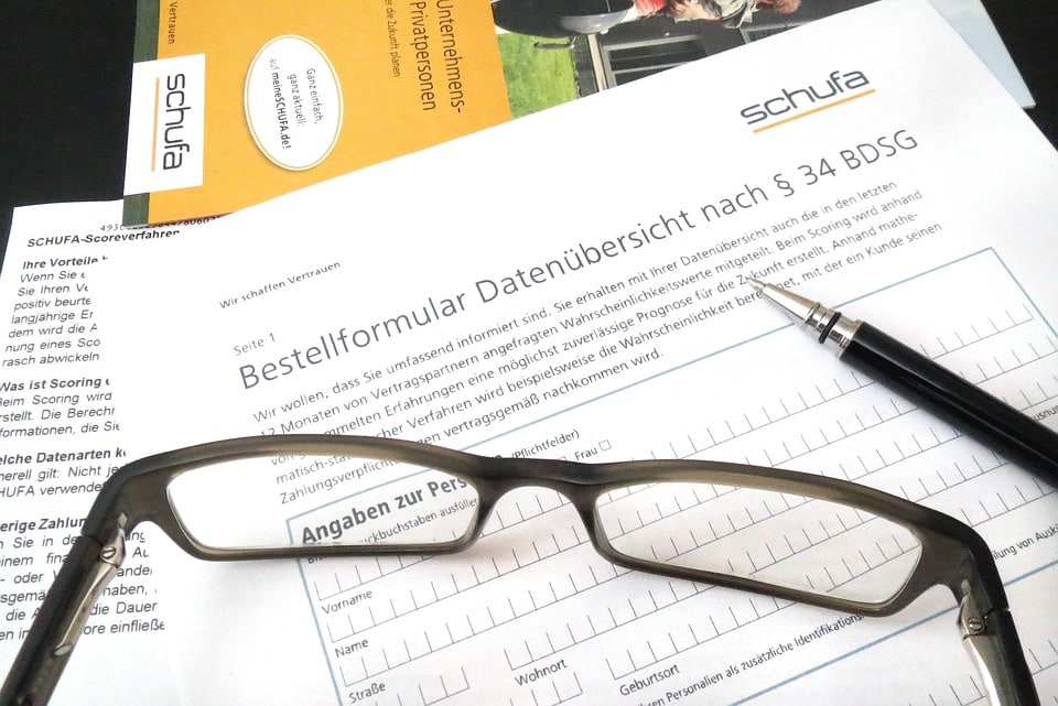 Schufa Formular Formulare zur Schufa Auskunft