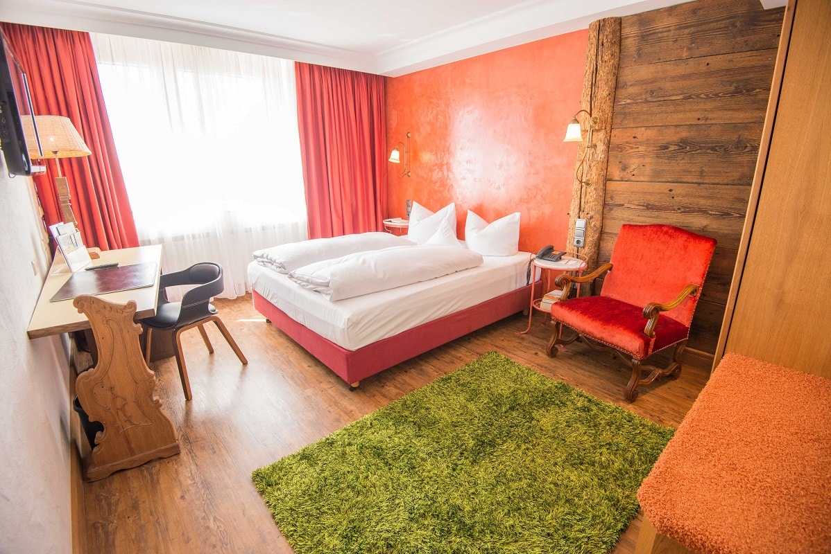 Patchworkhotel Alpenhof Augsburg, Zimmer