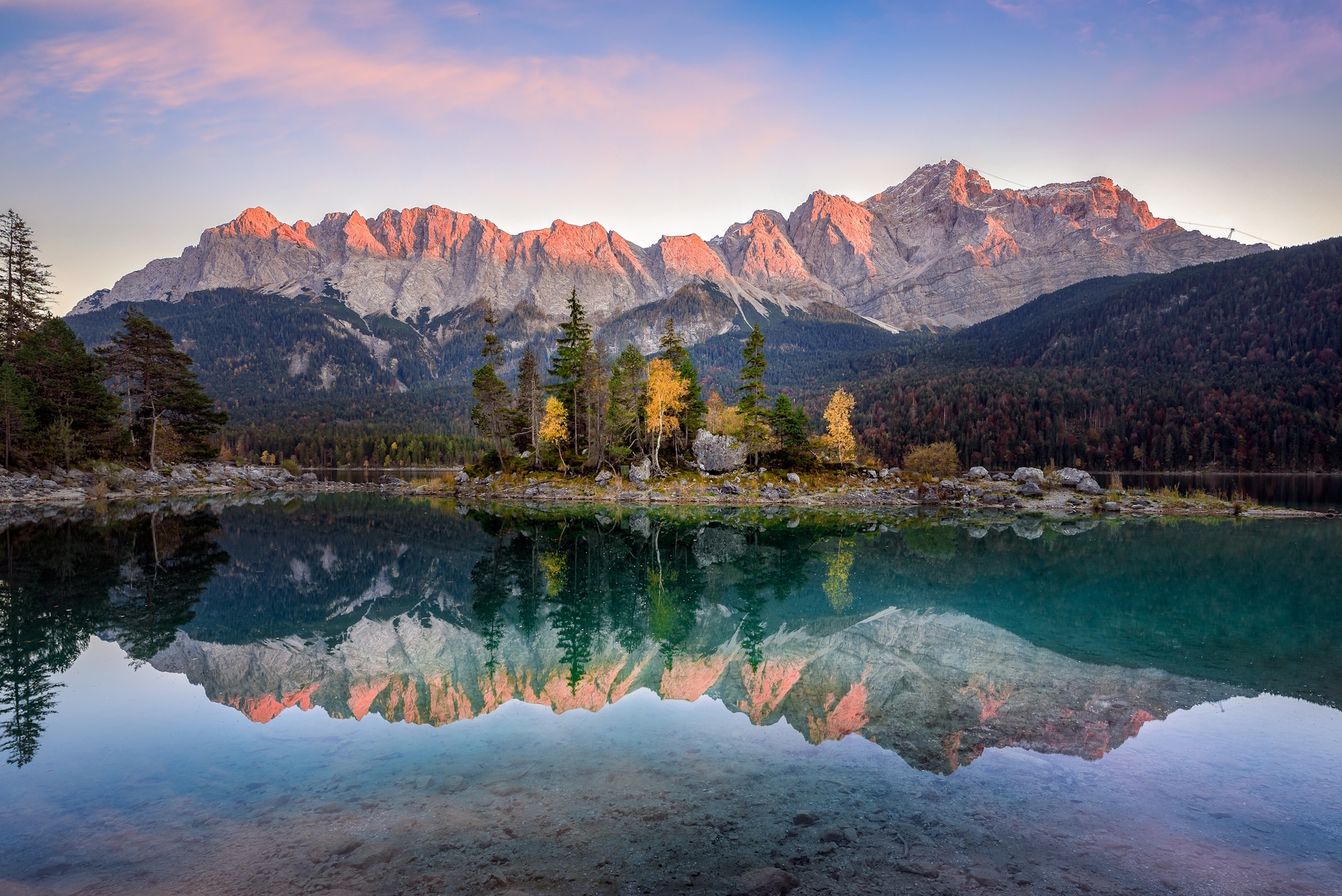 Zugspitze mit Seeblick