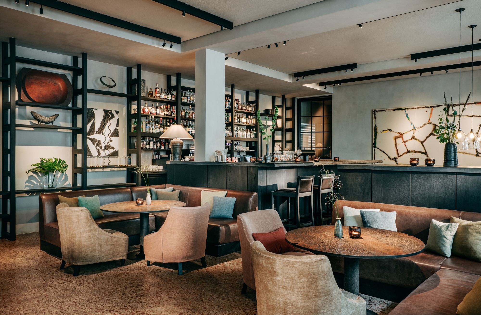 Purs-Bar Blick in die Bar im PURS in Andernach