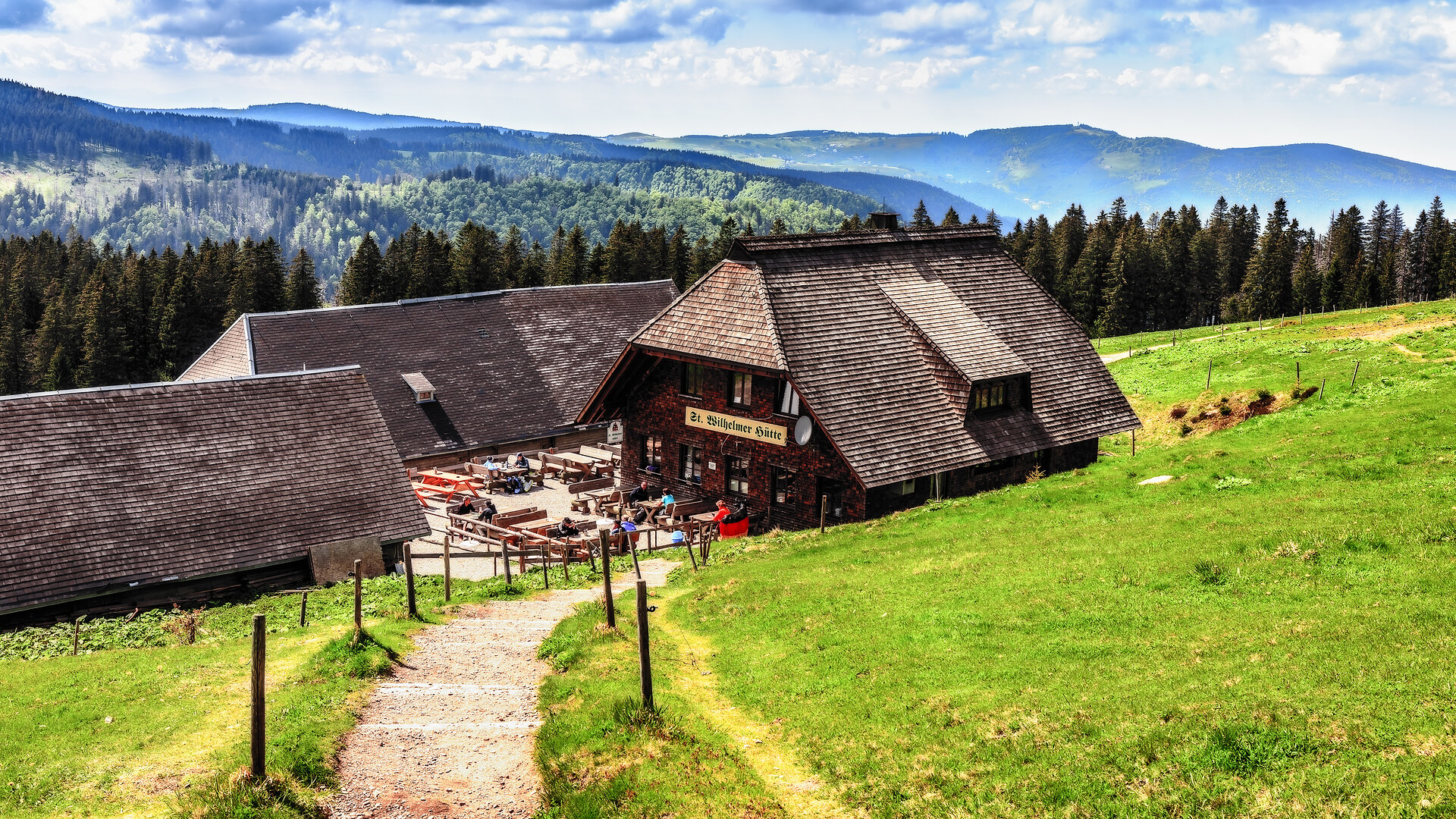 Feldberg Mountain Hut in Spring