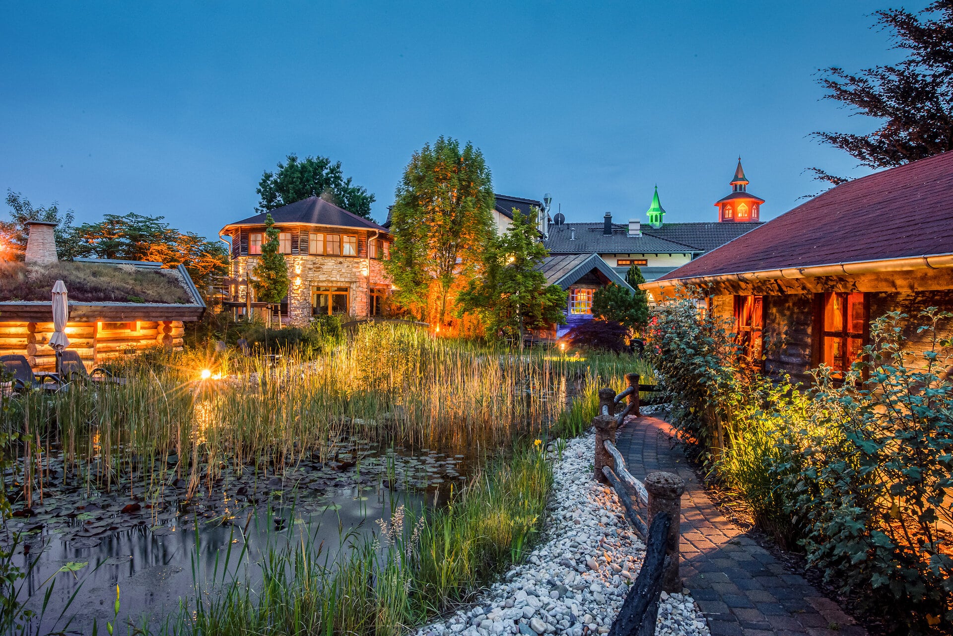 Wellnesshotel Seeschlößchen Senftenberg, Garten