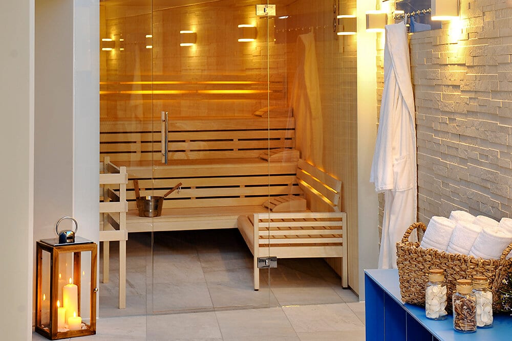 Sauna Sauna im Badhotel Sternhagen