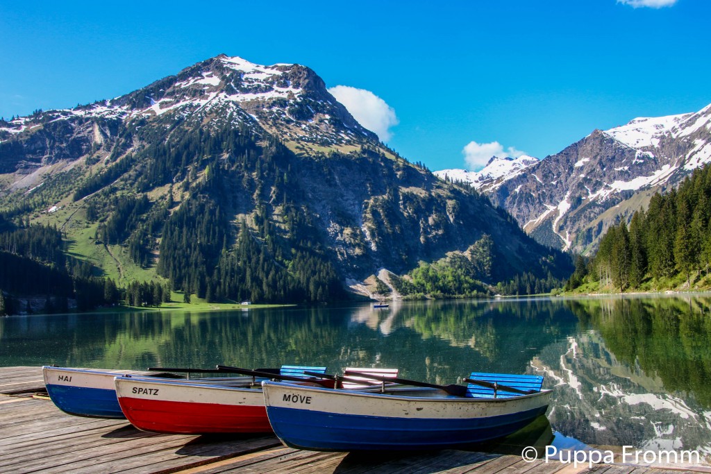 Vilsalpsee im Tannheimer Tal von Poppa Fromm